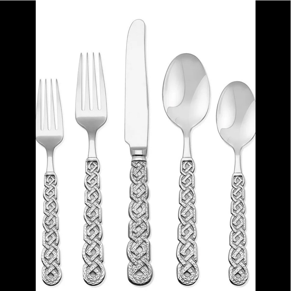 Argent Orfèvres Hampton Forge Scott’s Mirror 5 piece  Flatware Set